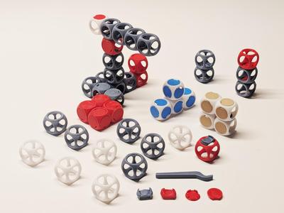 Brixel 3d construction set