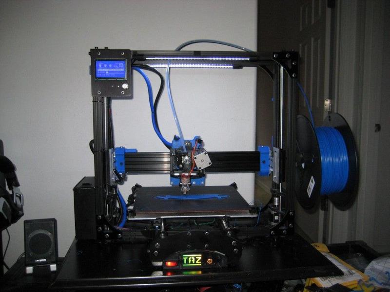 Openbuilds v-slot X axis for Lulzbot TAZ 4 or 5 printers or the AO-10X ballscrew modification