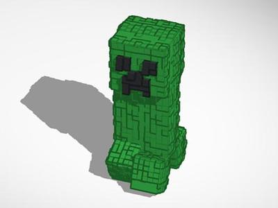 Minecraft Creeper Statue 
