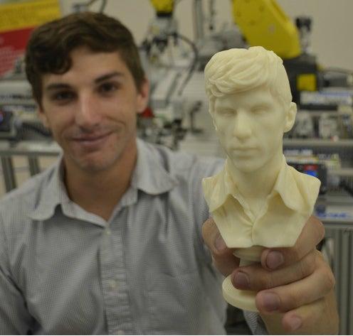 Andrew Sink 3D Scanned and Modeled Bust