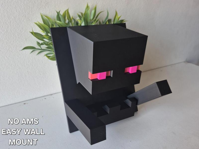 Minecraft enderman coming from wall