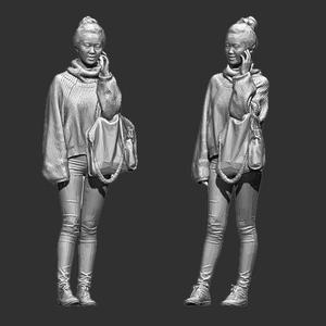 PEOPLE WOMEN F48 FIGURE DIORAMA