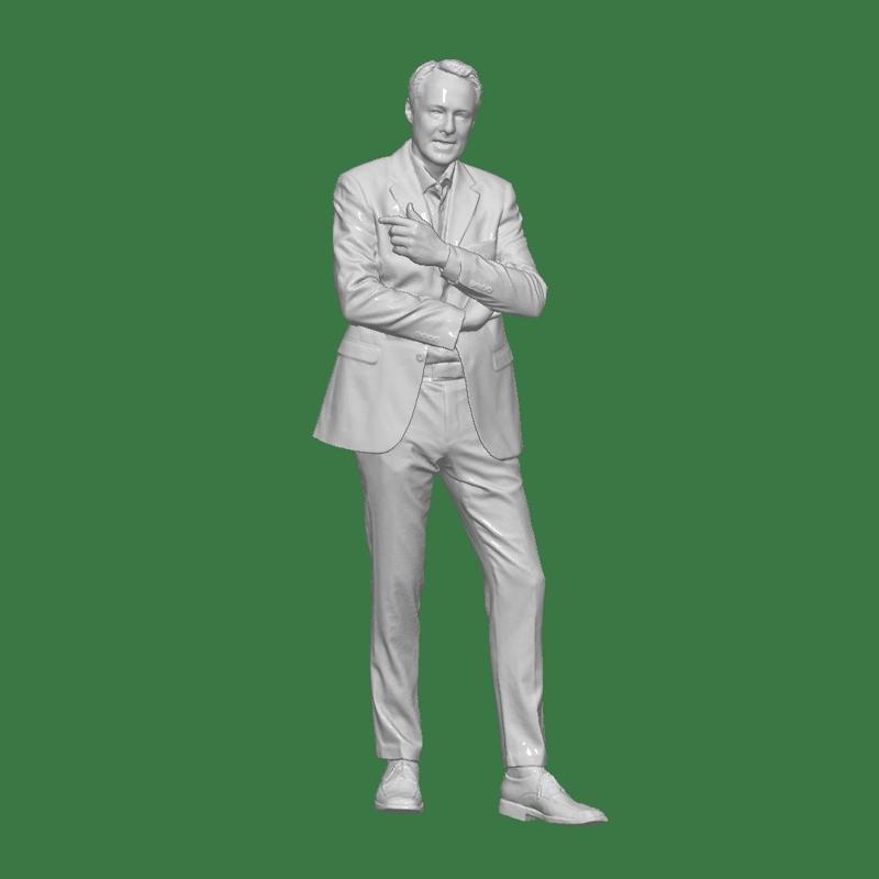 MAN SUIT PEOPLE CHARACTER DIORAMA