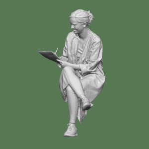 DOCTOR NURSE PEOPLE CHARACTER DIORAMA