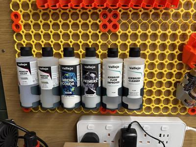 Multiboard XL 50.5 dia, 200ml Paint Bottle Holder- suitable for Vallejo etc.