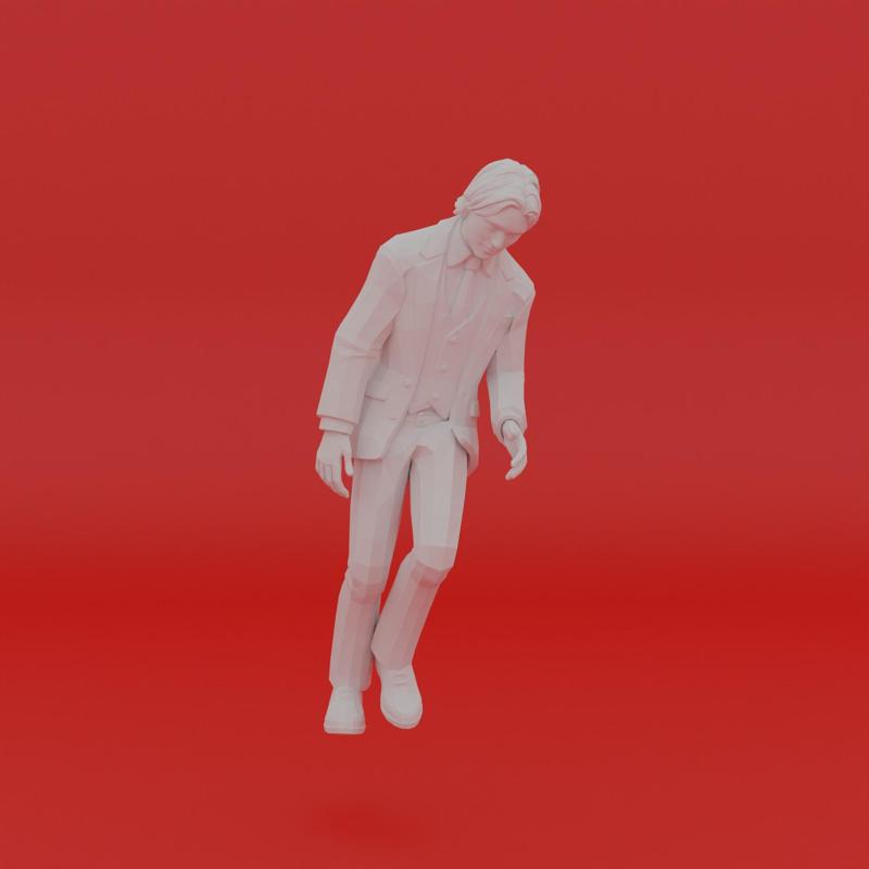 Character Pose Toy Man Miniature Figure 166
