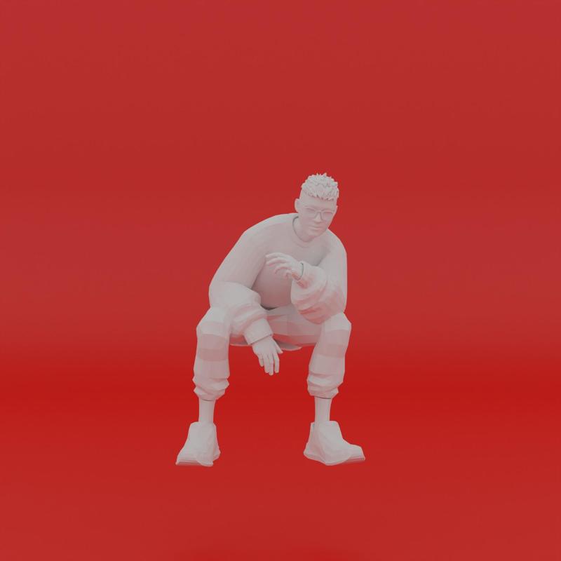 Character Pose Toy Man Miniature Figure 070