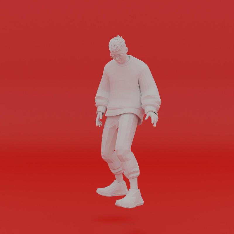 Character Pose Toy Man Miniature Figure 041