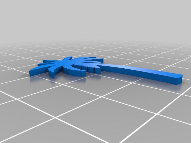 Boucles d'oreilles palmier / Palm tree earrings