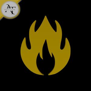 Simple Flame Symbol - 2D Art