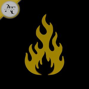 Simple Flame Symbol - 2D Art