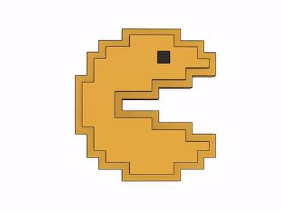 Pacman - Pixel Art Desk Ornament