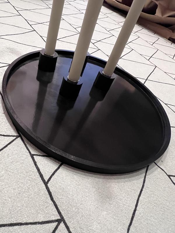 a simple geometric advent wreath