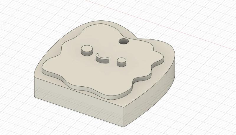 Peanutbutter toast keychain