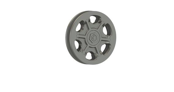 Semovente M42 Corrected Rear Idler 1/35