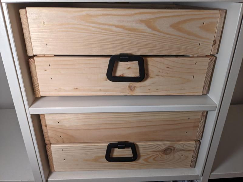 Handle for Ikea KNAGGLIG box