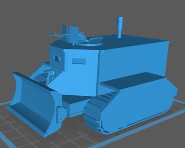 Improvised Armored Bulldozer