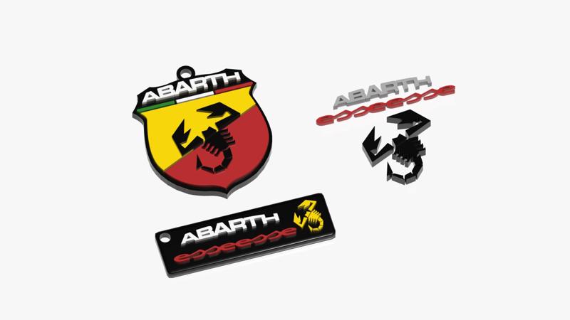 ABARTH ESSESSE KEYCHAIN & LOGO