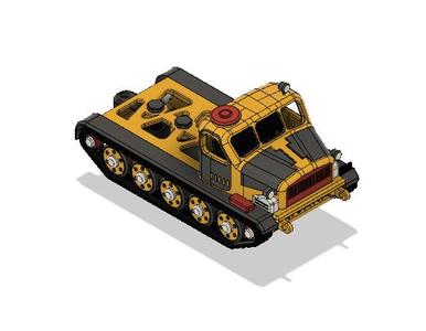 Yellow Artillery Tractor Chassis