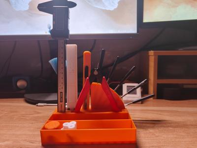 Tool Box, a set of files, calipers and spatulas