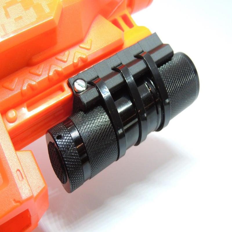 Simple Nerf Rail Torch Mount