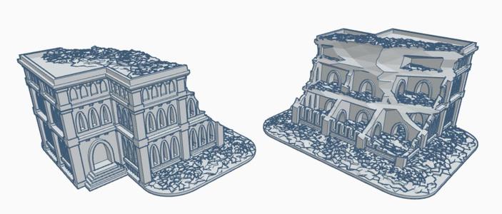 Gothic Ruined Building 69 GR069