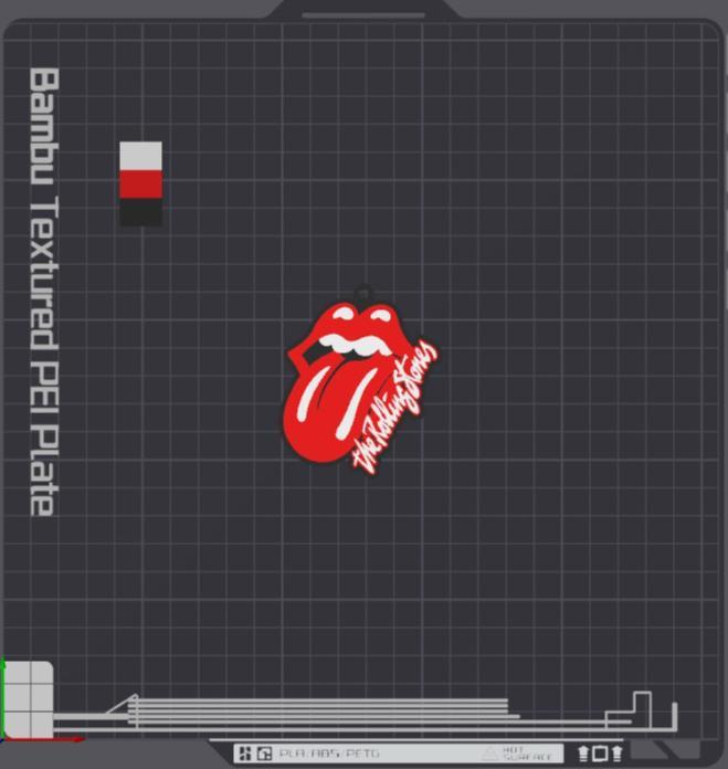 The Rolling Stones Keychain