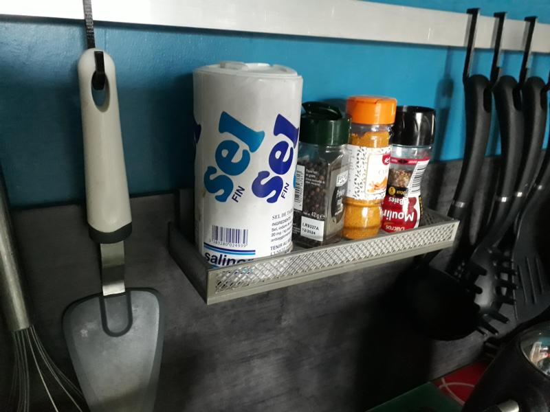 Support accessoire cuisine Poivre Sel
