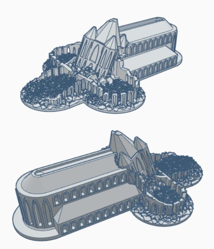 Gothic Ruined Cathedral GR029