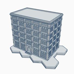 Gothic Building GHB112 With Hex Base