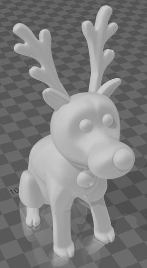 Rudolph the Red Nose SNOWDOG (MMU) - Rough