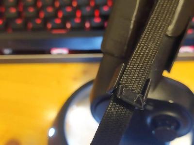 Improved Controller Wrist Strap Clasp / Clip - rigid one-piece print