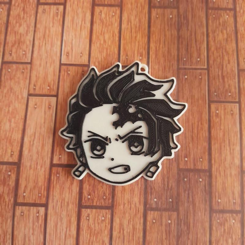 Tanjiro Raged Keychain