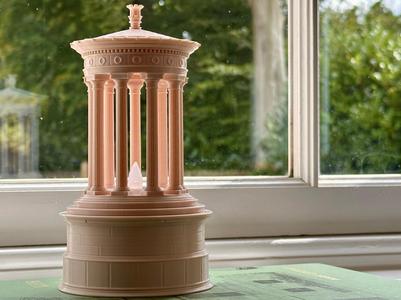Ancient Greek Monument - box and candle holder