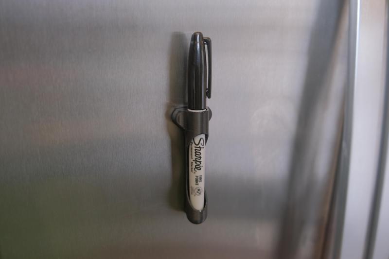 Magnetic Sharpie Holder