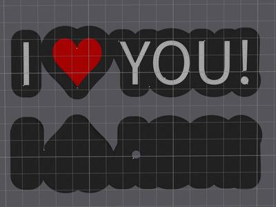 I LOVE YOU! - Lightbox customize