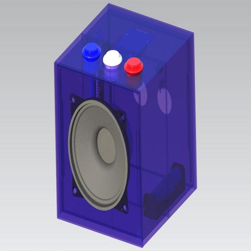 TonUINO Case for 100mm  Visaton Speaker