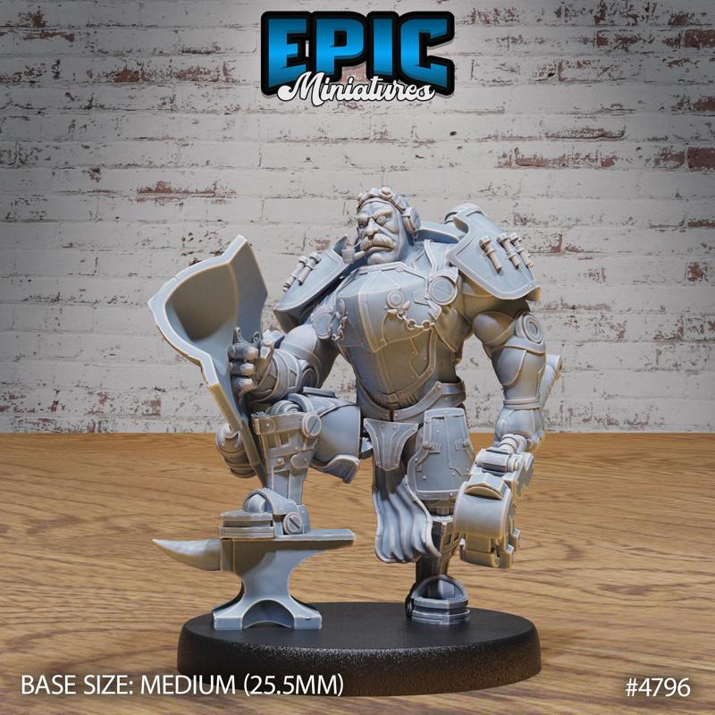 Tinkerer Knight ‧ DnD Miniature ‧ Tabletop Miniatures ‧ Gaming Monster ‧ 3D Model ‧ RPG ‧ DnDminis ‧ STL FILE