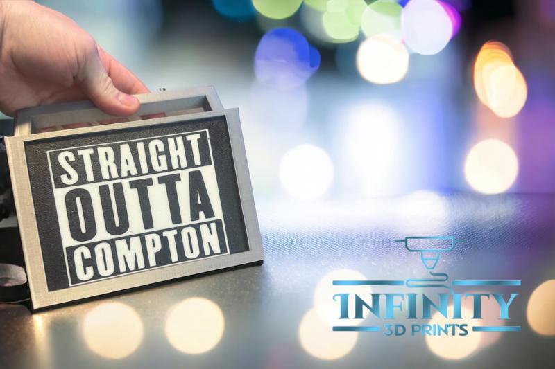 straight outta compton sign / decor 