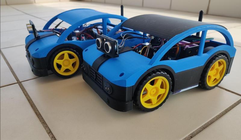 Arduino 4WD RC car - Robot Car with nRF24L01 - obstacle avoiding car