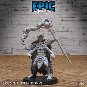 Savanna Troll Magic ‧ DnD Miniature ‧ Tabletop Miniatures ‧ Gaming Monster ‧ 3D Model ‧ RPG ‧ DnDminis ‧ STL FILE