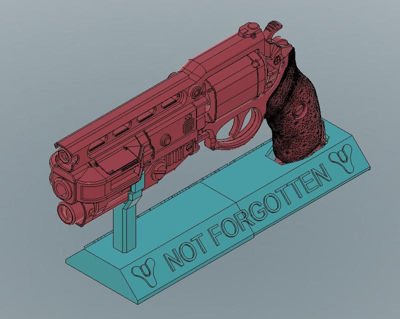 Display Stand for Not Forgotten Hand Cannon