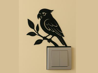 Bird Light Switch / Outlet Decoration – Model 5