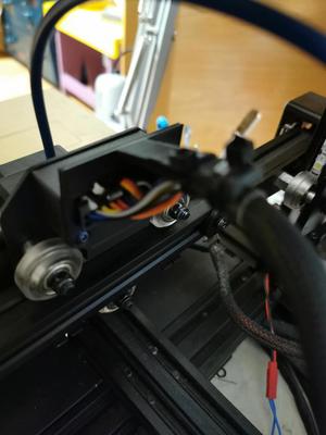 Soporte cables carro x geeetech A10 v4