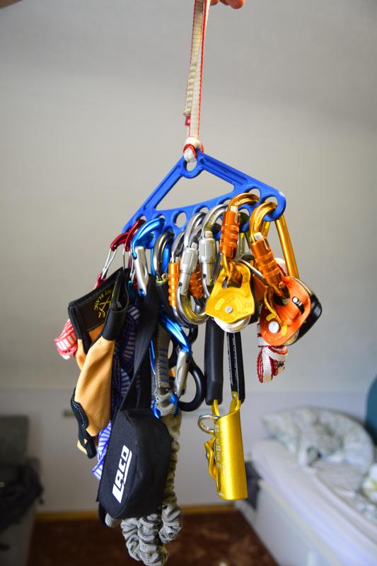Climbing Gear Organizer - Coat Hanger