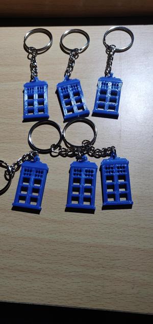 Tardis Keyring/Earring
