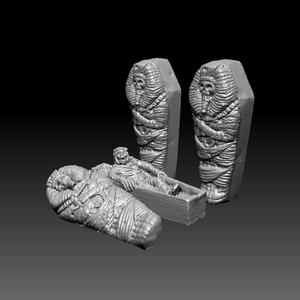 Rising Mummy & Sarcophagus Set