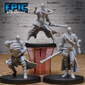 Element Monk Air ‧ DnD Miniature ‧ Tabletop Miniatures ‧ Gaming Monster ‧ 3D Model ‧ RPG ‧ DnDminis ‧ STL FILE