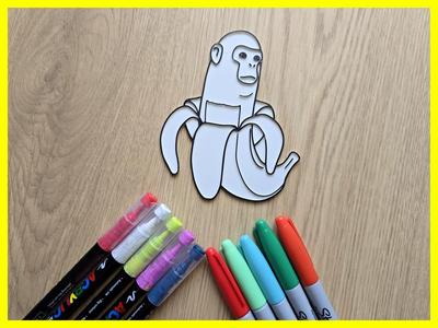 Chimpanzini Bananini DIY Coloring