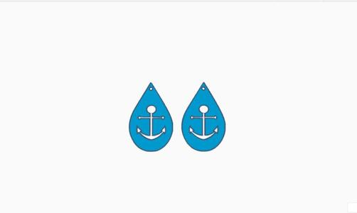 anchor pendant, key ring, necklace